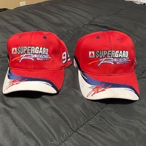 2 Nascar Superguard Racing Hats